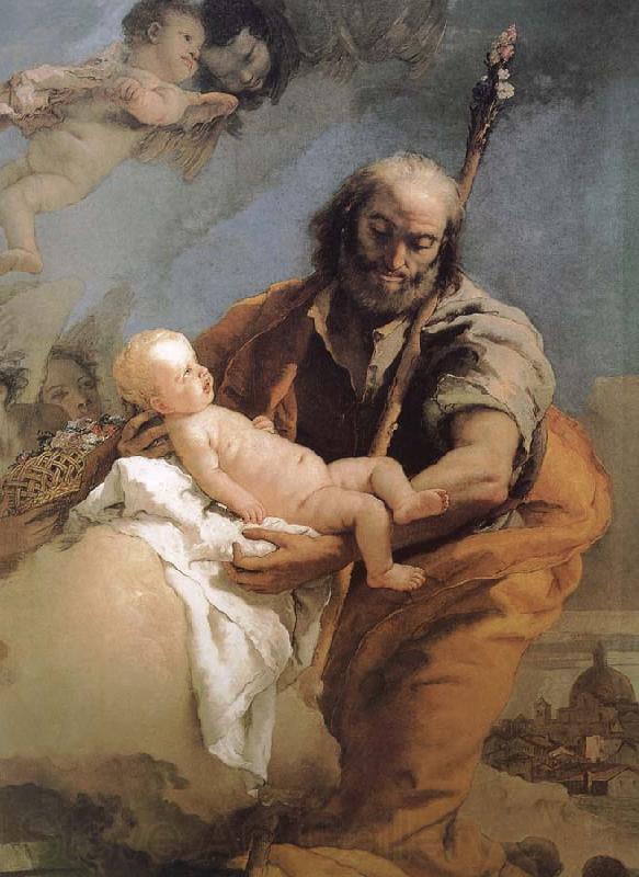 Giovanni Battista Tiepolo Saint Joseph and the Son